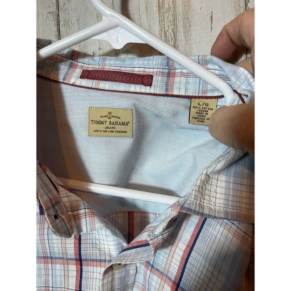 Tommy bahama Long Sleeve button down shirt  cotton size large‎ - Picture 3 of 4